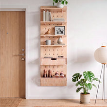 Cargar imagen en el visor de la galería, Recibidor Modular: Repisas + Cajón + Zapatero
