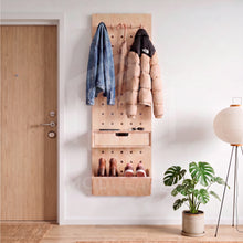 Cargar imagen en el visor de la galería, Recibidor Modular: Perchas + Cajón + Zapatero
