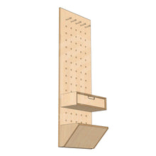 Cargar imagen en el visor de la galería, Recibidor Modular: Perchas + Cajón + Zapatero
